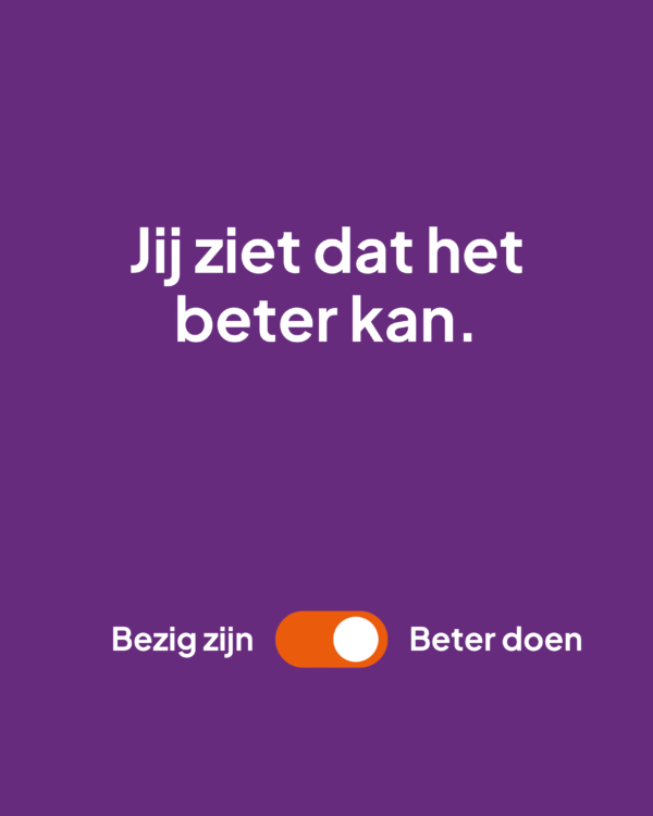 Echte veranderaar - Actiesessie + 1 maand (2 september)